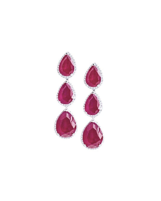 Berry Drop Earrings